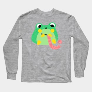 crocheting froggy Long Sleeve T-Shirt